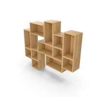 Wooden Shelving PNG & PSD Images
