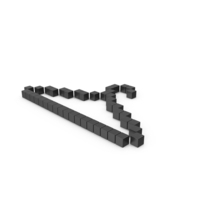 Pixelated Hanger Icon PNG & PSD Images