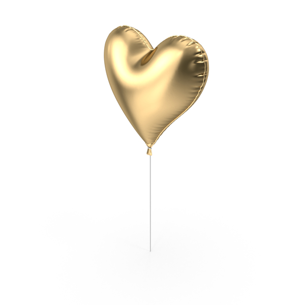 Foil Balloon Heart PNG & PSD Images