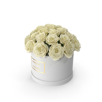White Roses Box PNG & PSD Images
