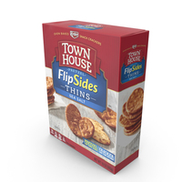 Town House Sea Salt FlipSides Thins Crackers PNG & PSD Images