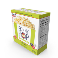 SkinnyPop Sea Salt Microwave Popcorn PNG & PSD Images