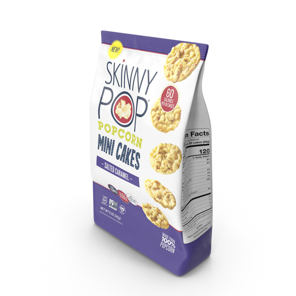 SkinnyPop Salted Caramel Mini Cakes PNG & PSD Images
