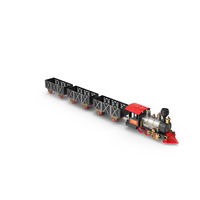 Classic Train Set For Kids PNG & PSD Images