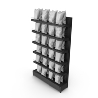 Shelving with Chips PNG & PSD Images