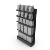 Popcorn Shelving Grey PNG & PSD Images