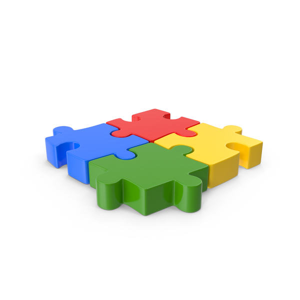 Puzzle pieces 3d render 12026495 PNG