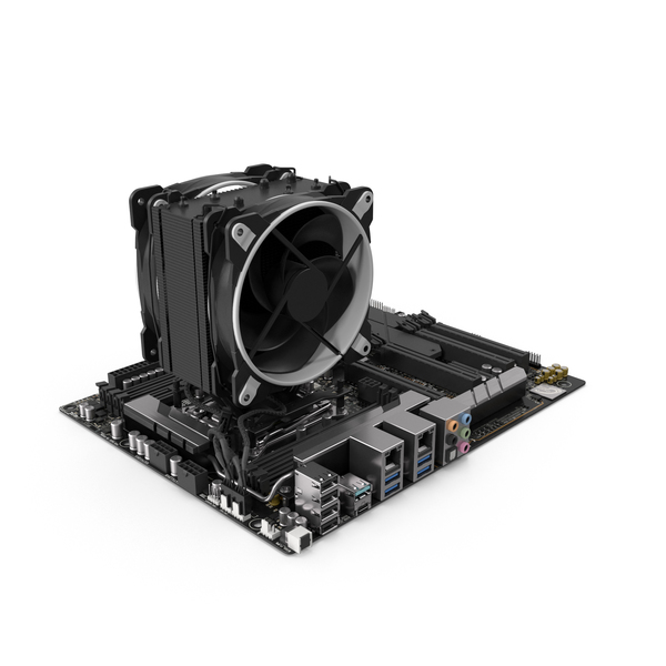 Motherboard CPU and Cooling PNG & PSD Images