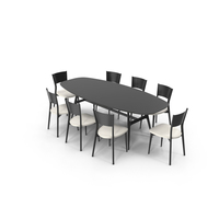 Misuraemme Gaudi Dining Table Set PNG & PSD Images