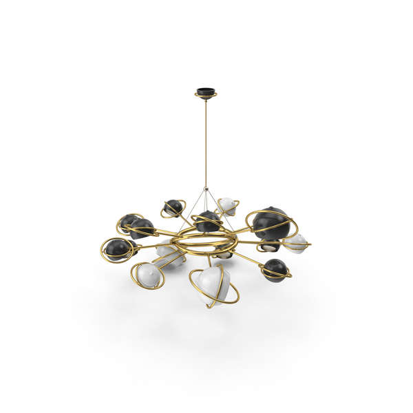 Delightful Cosmo Suspension Chandelier PNG & PSD Images