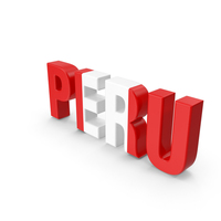 Peru Text PNG & PSD Images