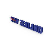 New Zealand Text PNG & PSD Images