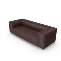 Brown Leather Sofa PNG & PSD Images