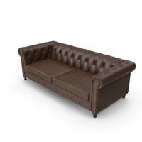 Brown Leather Sofa PNG & PSD Images