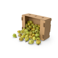 Spilled Box of Taylor's Gold Pears PNG & PSD Images
