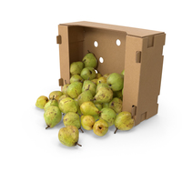 Box With Taylors Gold Pear Spilled PNG & PSD Images