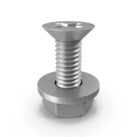 Bolt with Washer and Nut PNG & PSD Images