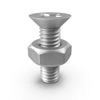 Bolt with Nut PNG & PSD Images