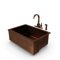 Bria Sink With Aster Mixer Faucet PNG & PSD Images