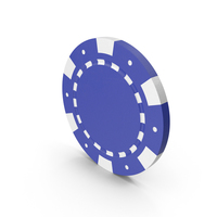 Blue Poker Token PNG & PSD Images