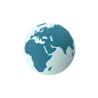 Earth Scheme Blue PNG & PSD Images