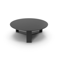 Round Coffee Table Black PNG & PSD Images