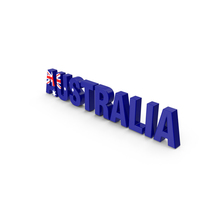 Australia Text PNG & PSD Images