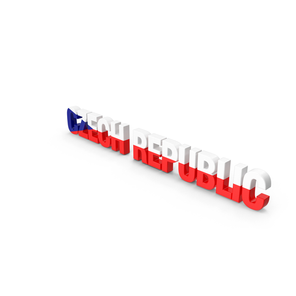 Czech Republic Text PNG & PSD Images