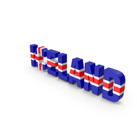Iceland Text PNG & PSD Images