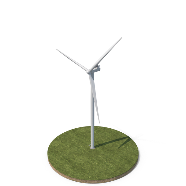Wind Turbine on Ground PNG & PSD Images