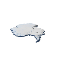 Antarctica Continent Map PNG & PSD Images