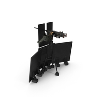M2HB Machine Gun with Tripod PNG & PSD Images