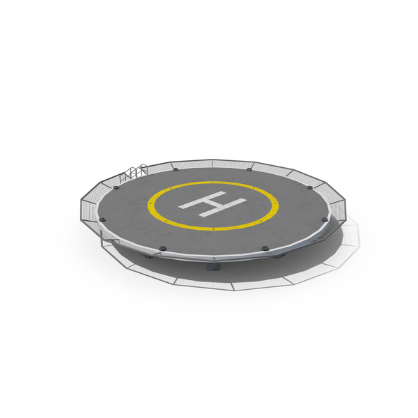 Round Helipad PNG & PSD Images
