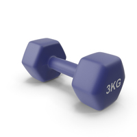Single Fitness Dumbbells 3kg PNG & PSD Images