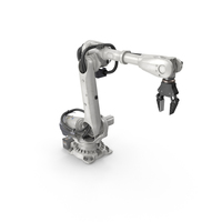 Heavy Robotic Arm with Gripper PNG & PSD Images