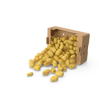 Spilled Box of Potatoes PNG & PSD Images