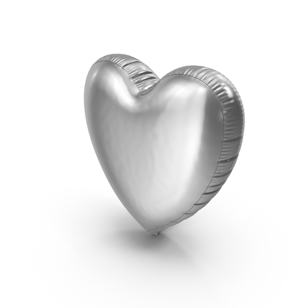 wallpapers White Heart Png 3D foil balloon heart png images psds