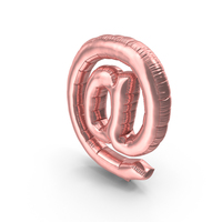 Foil Balloon At Sign PNG & PSD Images