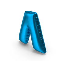 Foil Balloon Circumflex Blue PNG & PSD Images