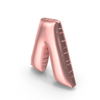 Foil Balloon Circumflex Pink PNG & PSD Images