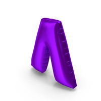 Foil Balloon Circumflex Purple PNG & PSD Images