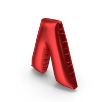 Foil Balloon Circumflex Red PNG & PSD Images