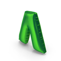 Foil Balloon Circumflex Green PNG & PSD Images
