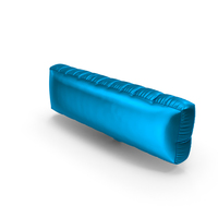 Foil Balloon Dash Blue PNG & PSD Images