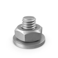 Bolt with Washer and Nut PNG & PSD Images