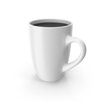 Big White Coffee Cup PNG & PSD Images
