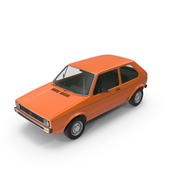 Classic European Compact Car PNG & PSD Images