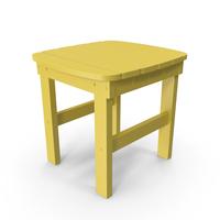 Yellow Outdoor Side Table PNG & PSD Images