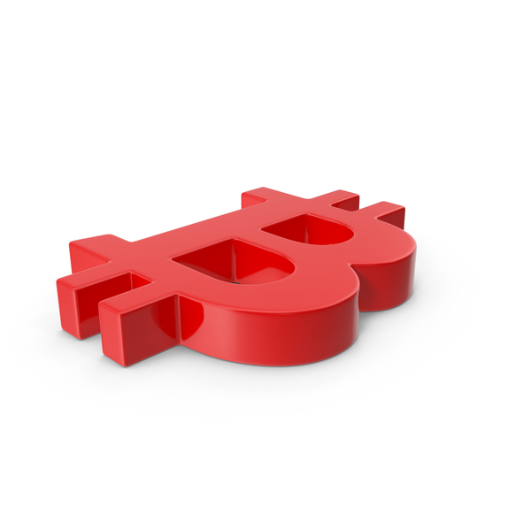 Red Bitcoin Symbol PNG & PSD Images
