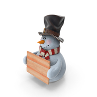 Snowman In Hat PNG & PSD Images